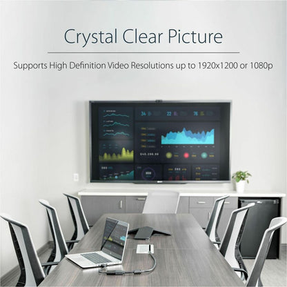 Alternate-Image5 Image for StarTech.com HDMI to VGA Adapter - 1080p - 1920 x 1080 - Black - HDMI Converter - VGA to HDMI Monitor Adapter