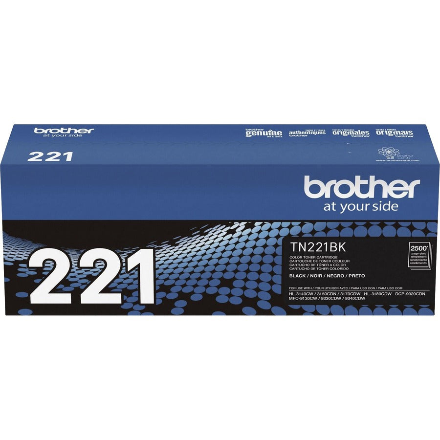 Alternate-Image2 Image for Brother Genuine TN221BK Black Toner Cartridge