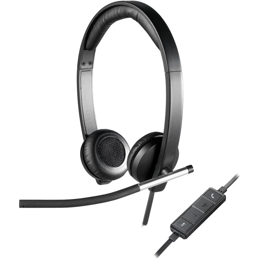 Left Image for Logitech USB Headset Stereo H650e