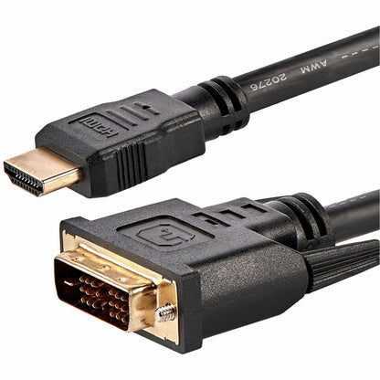 Main Image for StarTech.com HDMI to DVI Cable - 6 ft / 2m - HDMI to DVI-D Cable - HDMI Monitor Cable - HDMI to DVI Adapter Cable