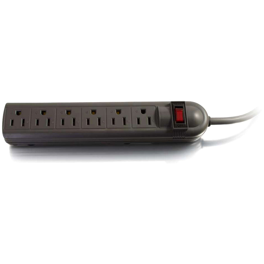 Alternate-Image1 Image for C2G 6-Outlet Power Strip with Surge Suppressor