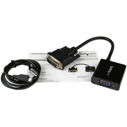 Alternate-Image3 Image for StarTech.com DVI-D to VGA Active Adapter Converter Cable - 1080p