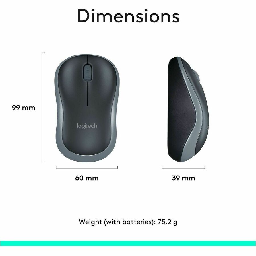 Alternate-Image9 Image for Logitech MK270 Wireless Keyboard and Mouse Combo for Windows, 2.4 GHz Wireless, Compact Mouse, Black