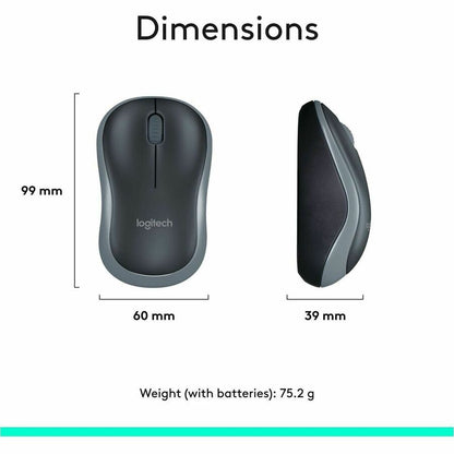 Alternate-Image9 Image for Logitech MK270 Wireless Keyboard and Mouse Combo for Windows, 2.4 GHz Wireless, Compact Mouse, Black