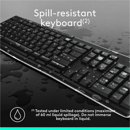 Alternate-Image5 Image for Logitech MK270 Wireless Keyboard and Mouse Combo for Windows, 2.4 GHz Wireless, Compact Mouse, Black