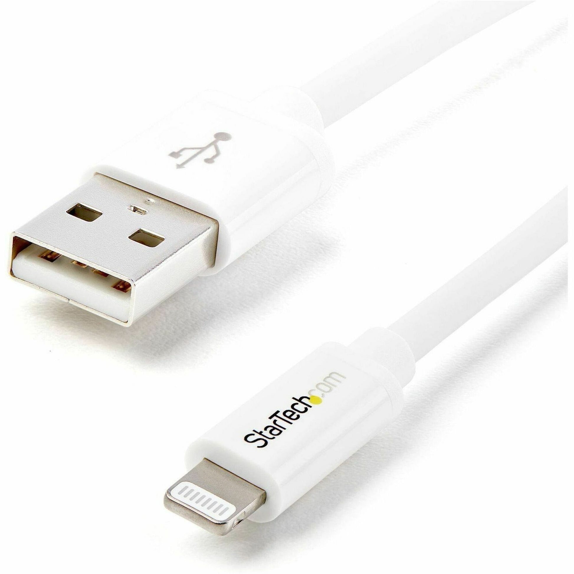 Main Image for StarTech.com 1m (3ft) White AppleÂ&reg; 8-pin Lightning Connector to USB Cable for iPhone / iPod / iPad