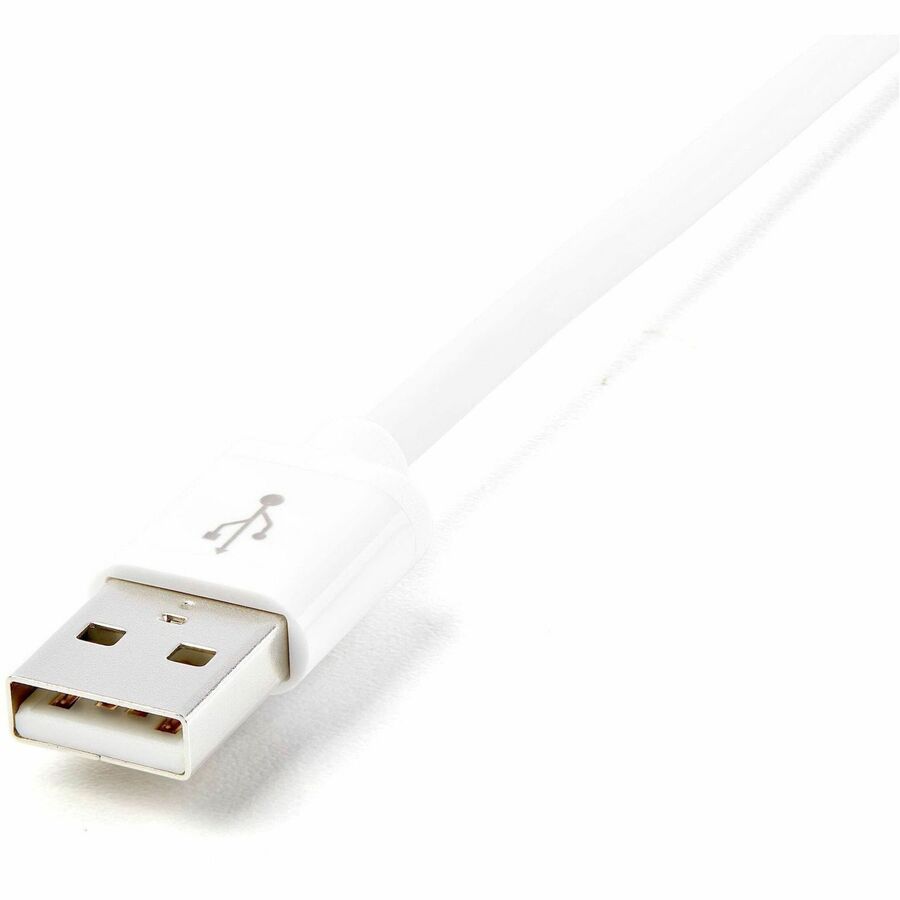 Alternate-Image1 Image for StarTech.com 1m (3ft) White AppleÂ&reg; 8-pin Lightning Connector to USB Cable for iPhone / iPod / iPad