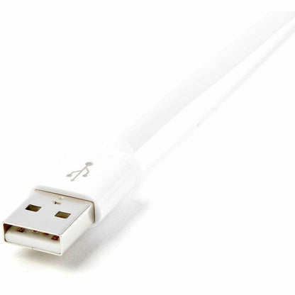 Alternate-Image1 Image for StarTech.com 1m (3ft) White AppleÂ&reg; 8-pin Lightning Connector to USB Cable for iPhone / iPod / iPad