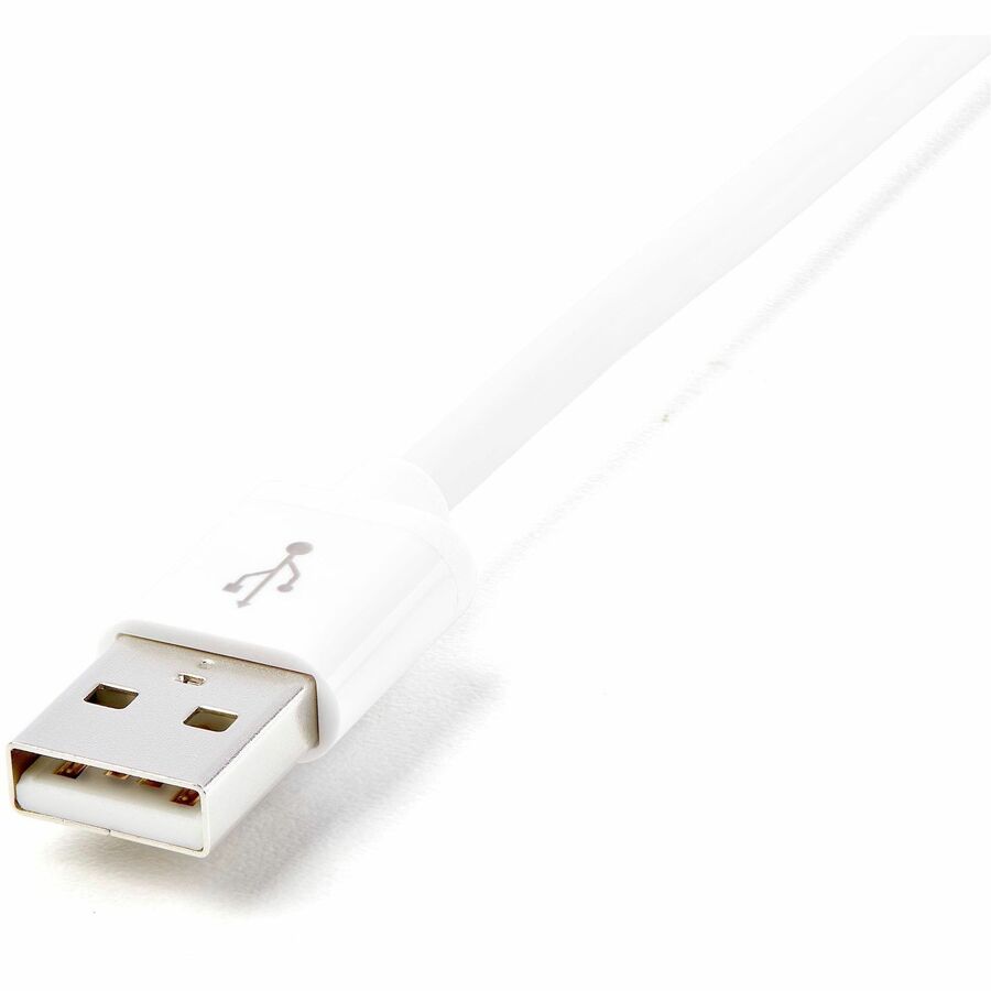 Alternate-Image2 Image for StarTech.com 2m (6ft) Long White AppleÂ&reg; 8-pin Lightning Connector to USB Cable for iPhone / iPod / iPad
