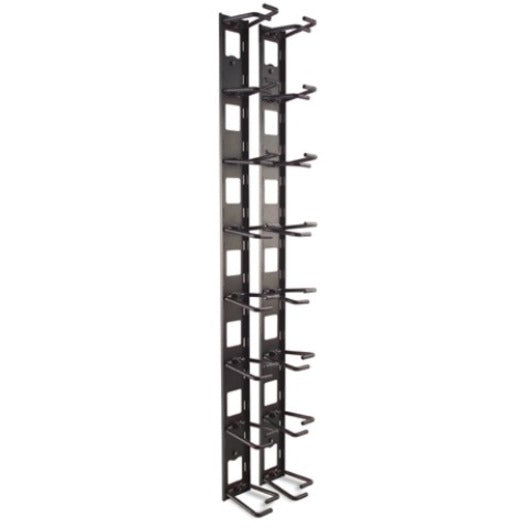 Alternate-Image3 Image for APC NetShelter Cable Management, Vertical Cable Manager, Cable Rings, Set of 8, Black, 55 mm x 766 mm x 85 mm