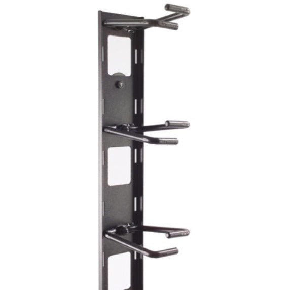 Alternate-Image2 Image for APC NetShelter Cable Management, Vertical Cable Manager, Cable Rings, Set of 8, Black, 55 mm x 766 mm x 85 mm