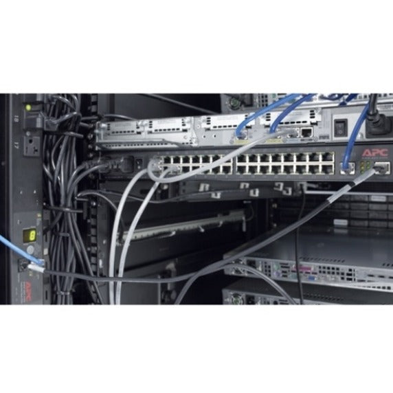 Alternate-Image5 Image for APC NetShelter Cable Management, Vertical Cable Manager, Cable Rings, Set of 8, Black, 55 mm x 766 mm x 85 mm