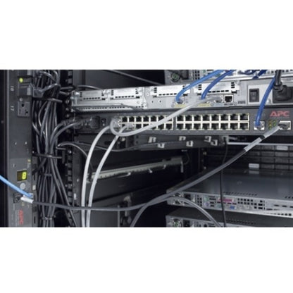 Alternate-Image5 Image for APC NetShelter Cable Management, Vertical Cable Manager, Cable Rings, Set of 8, Black, 55 mm x 766 mm x 85 mm