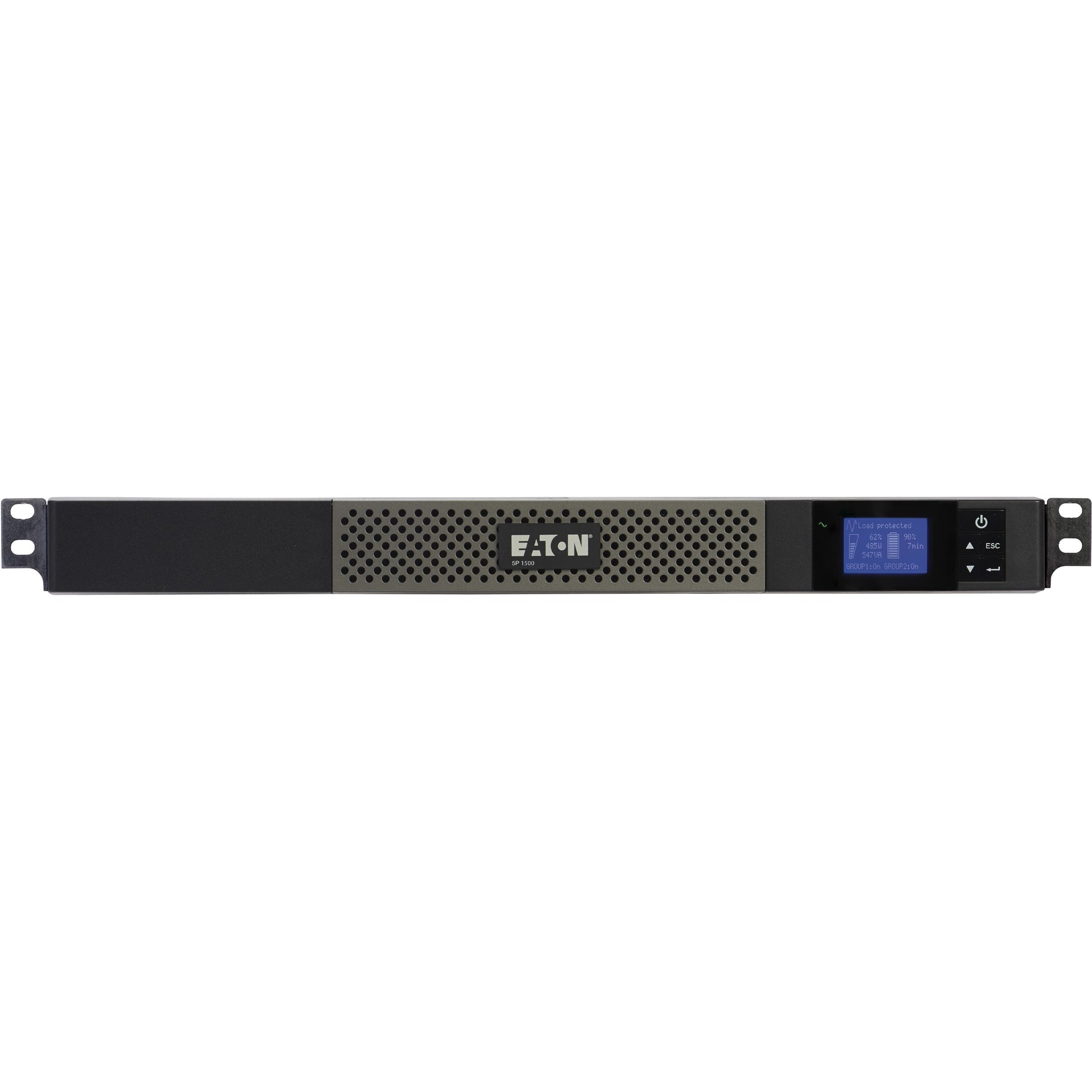 Main Image for Eaton 5P 1440VA 1100W 120V Line-Interactive UPS, 5-15P, 5x 5-15R Outlets, True Sine Wave, Cybersecure Network Card Option, 1U