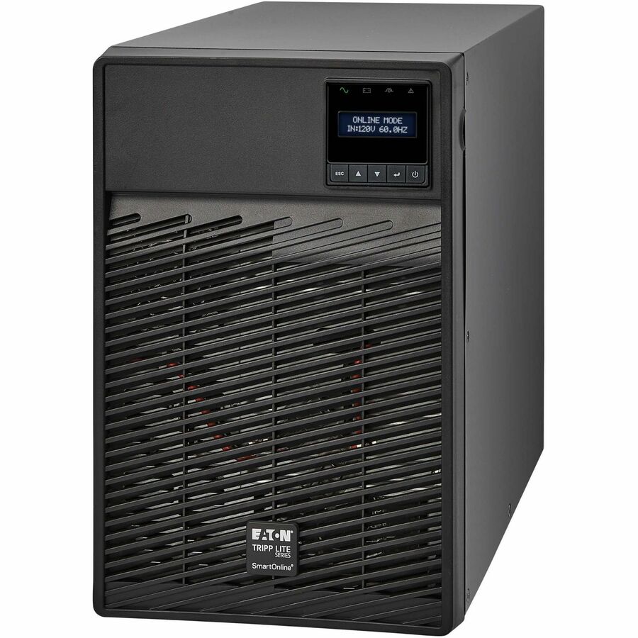 Alternate-Image1 Image for Eaton Tripp Lite Series SmartOnline 1000VA 900W 120V Double-Conversion UPS - 6 Outlets, Extended Run, Network Card Option, LCD, USB, DB9, Tower