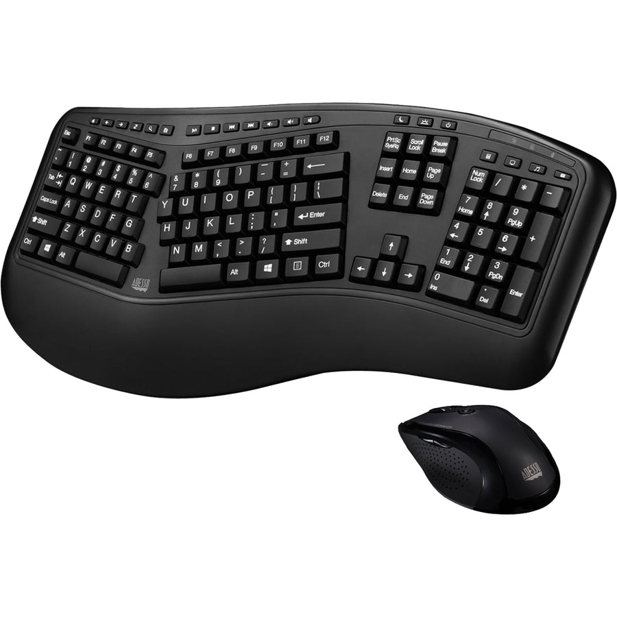 Alternate-Image6 Image for Adesso Wireless Ergonomic Keyboard and Laser Mouse