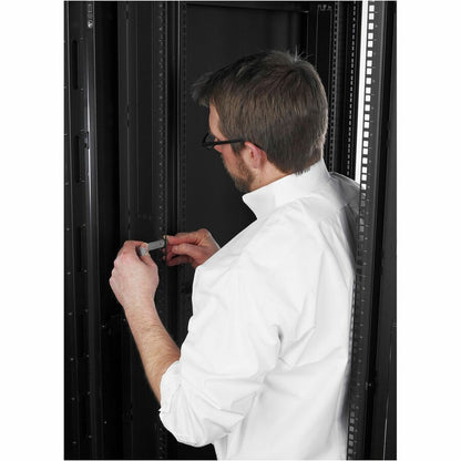 Alternate-Image9 Image for APC NetShelter SV, Server Rack Enclosure, 42U, Black, 2057H x 800W x 1060D mm, with Roof, Castors, Feet, 4 Brackets, Bottom and Side Panels
