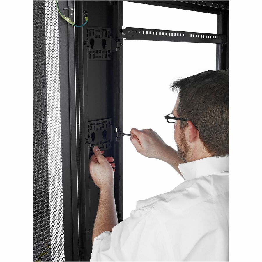 Alternate-Image7 Image for APC NetShelter SV, Server Rack Enclosure, 42U, Black, 2057H x 800W x 1060D mm, with Roof, Castors, Feet, 4 Brackets, Bottom and Side Panels