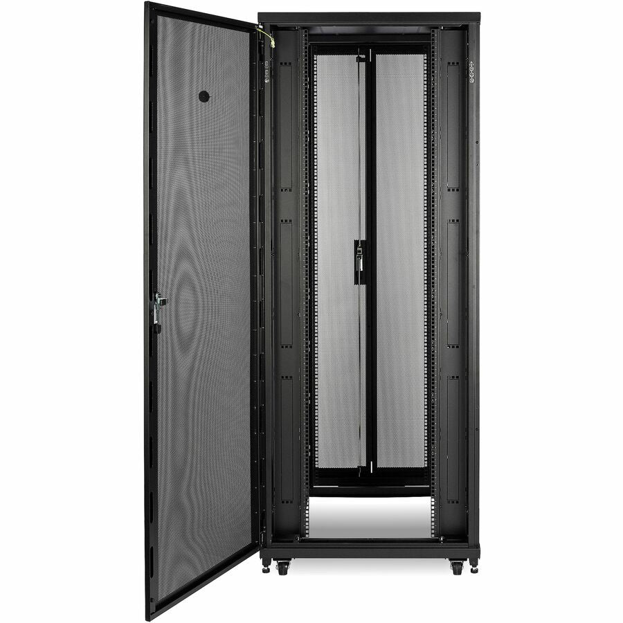 Alternate-Image10 Image for APC NetShelter SV, Server Rack Enclosure, 42U, Black, 2057H x 800W x 1060D mm, with Roof, Castors, Feet, 4 Brackets, Bottom and Side Panels
