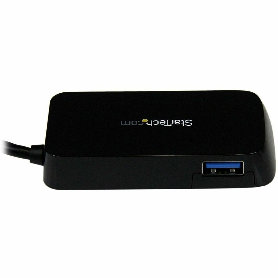 Alternate-Image1 Image for StarTech.com Portable 4 Port SuperSpeed Mini USB 3.0 Hub - 5Gbps - Black