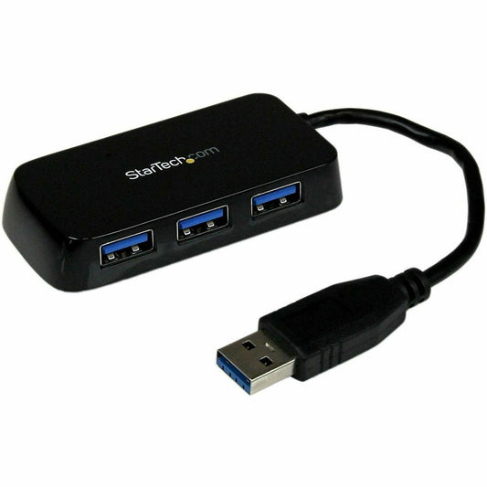 Main Image for StarTech.com Portable 4 Port SuperSpeed Mini USB 3.0 Hub - 5Gbps - Black