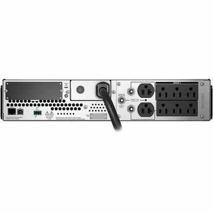 Rear Image for APC Smart-UPS, Line Interactive, 2200VA, Rackmount 2U, 120V, 6x NEMA 5-15R+2x NEMA 5-20R outlets, SmartSlot, AVR, LCD [TAA]
