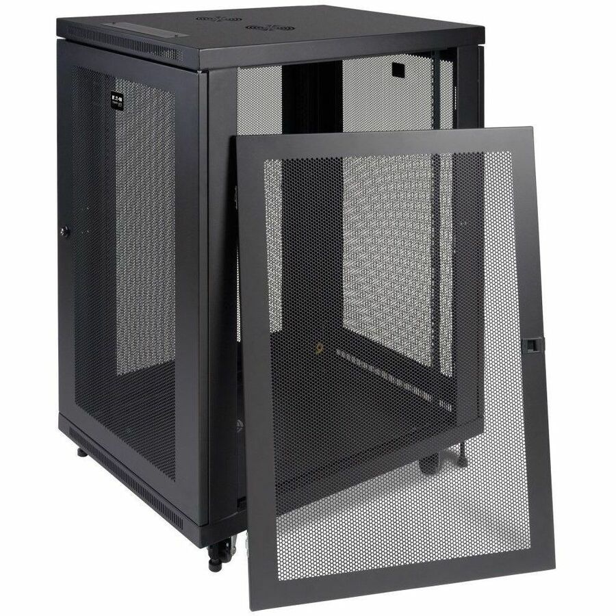 Alternate-Image2 Image for Eaton Tripp Lite Series SmartRack 18U Mid-Depth Half-Height Rack Enclosure Cabinet