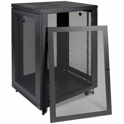 Alternate-Image2 Image for Eaton Tripp Lite Series SmartRack 18U Mid-Depth Half-Height Rack Enclosure Cabinet