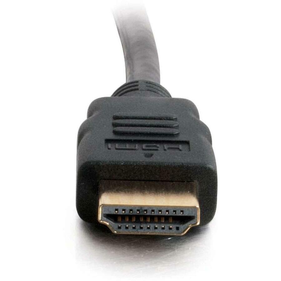Front Image for C2G 0.5m (1.6ft) 4K HDMI Cable with Ethernet - High Speed HDMI Cable - M/M