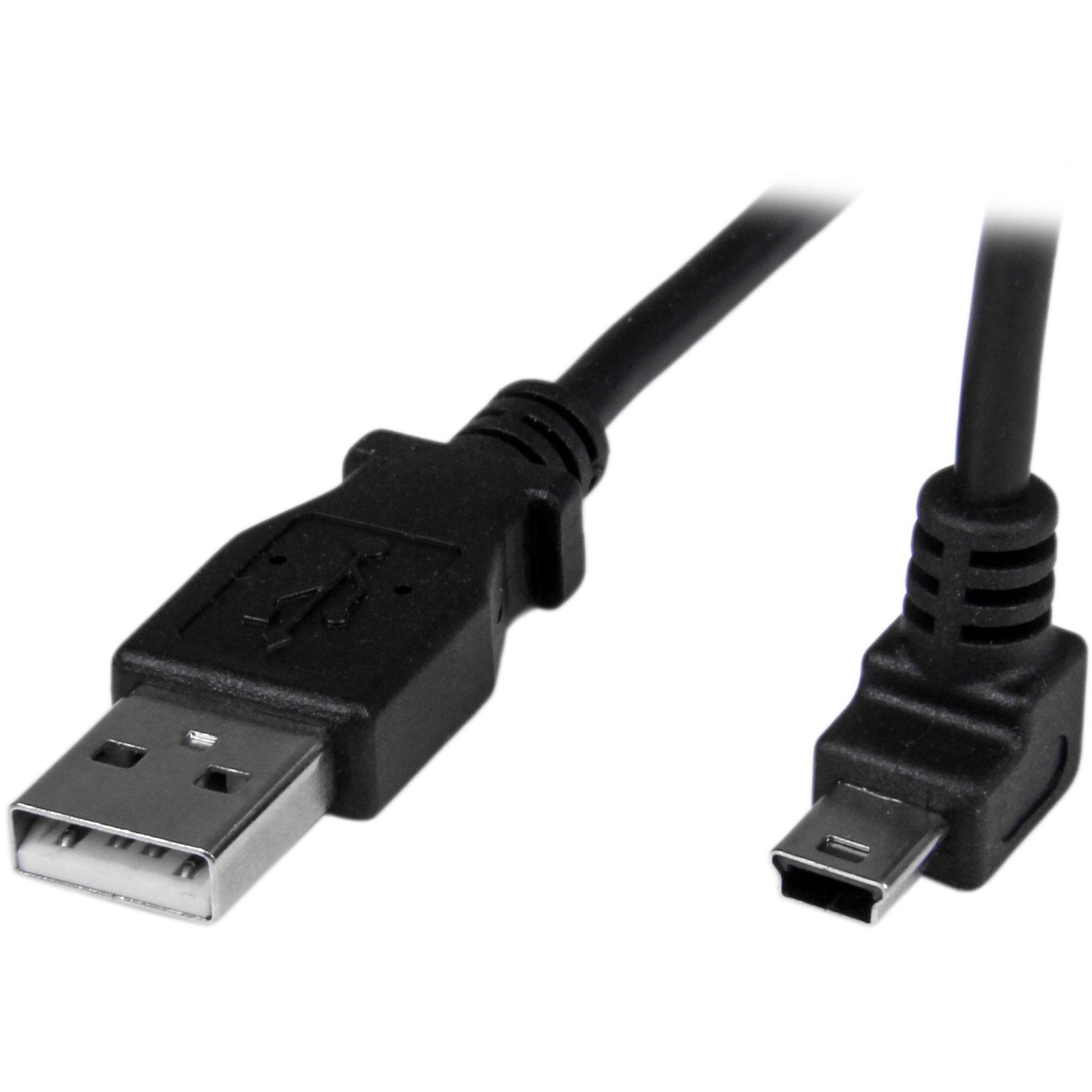 Main Image for StarTech.com 1m Mini USB Cable - A to Up Angle Mini B