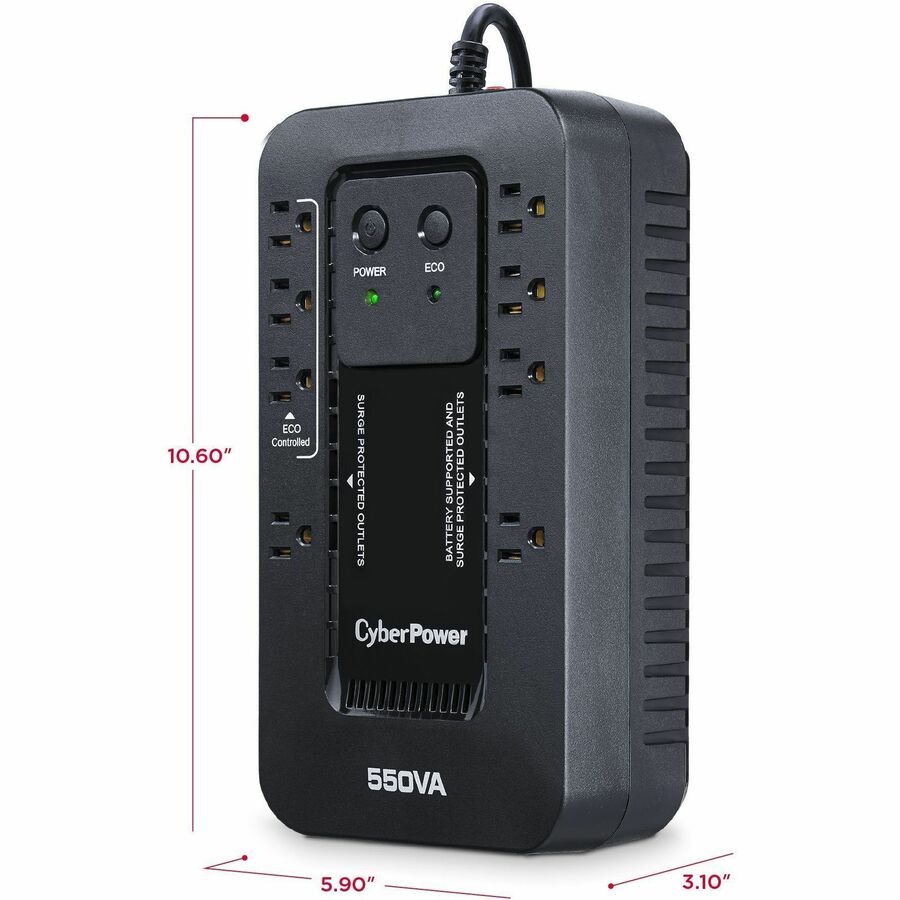 Alternate-Image2 Image for CyberPower EC550G Ecologic UPS Systems