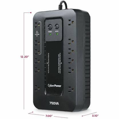Alternate-Image2 Image for CyberPower EC750G Ecologic UPS Systems