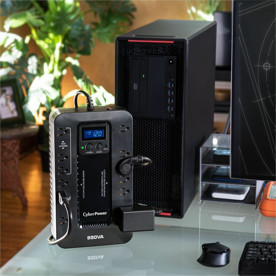 Alternate-Image7 Image for CyberPower EC850LCD Ecologic UPS Systems