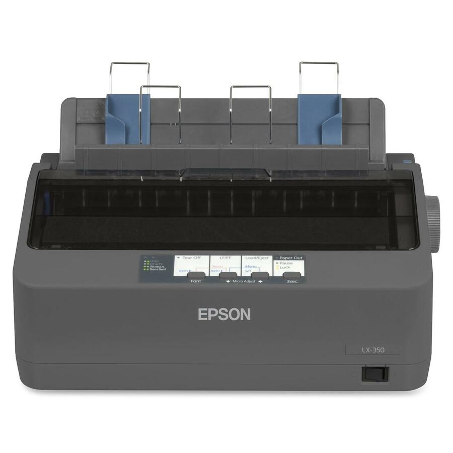 Life-Style Image for Epson LX-350 9-pin Dot Matrix Printer - Monochrome - Energy Star - Black