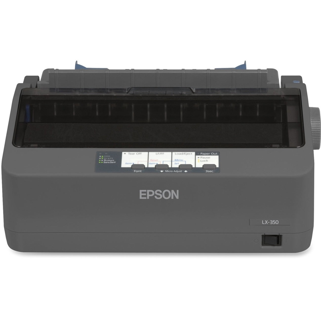 Main Image for Epson LX-350 9-pin Dot Matrix Printer - Monochrome - Energy Star - Black
