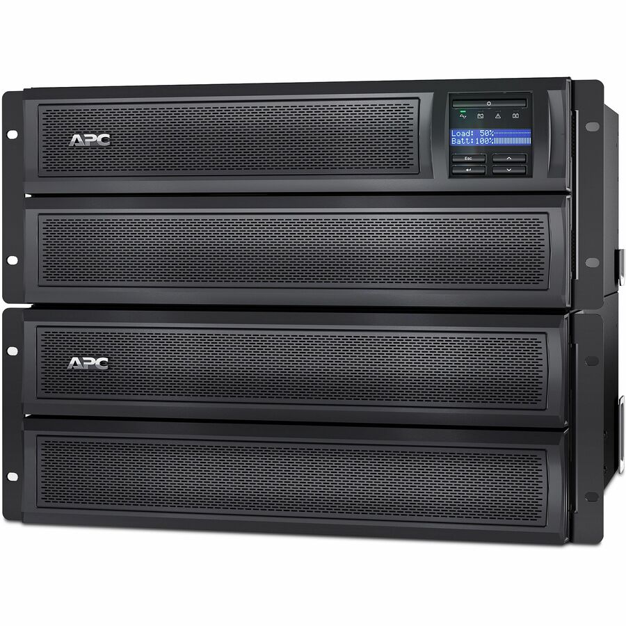 Left Image for APC Smart-UPS X, Line Interactive, 3kVA, Rack/tower convertible 4U, 100V-127V, 6x 5-15R+3x 5-20R+1x L5-30R NEMA,SmartSlot,Extended runtime,Short depth