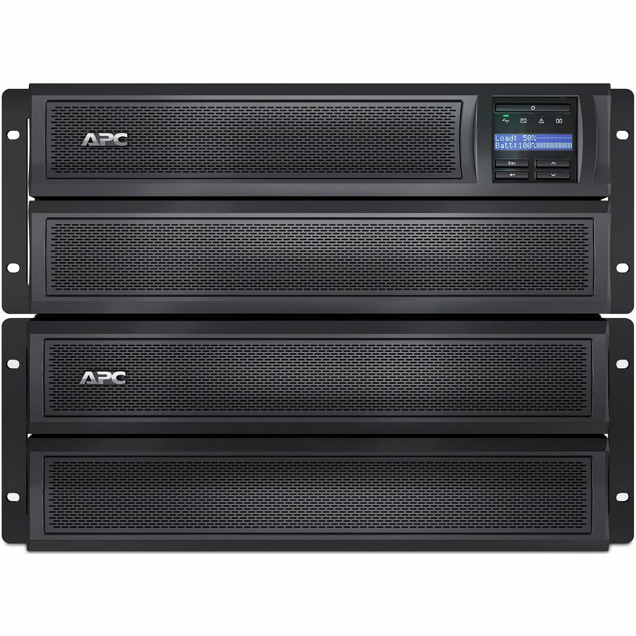 Alternate-Image2 Image for APC Smart-UPS X, Line Interactive, 3kVA, Rack/tower convertible 4U, 100V-127V, 6x 5-15R+3x 5-20R+1x L5-30R NEMA,SmartSlot,Extended runtime,Short depth