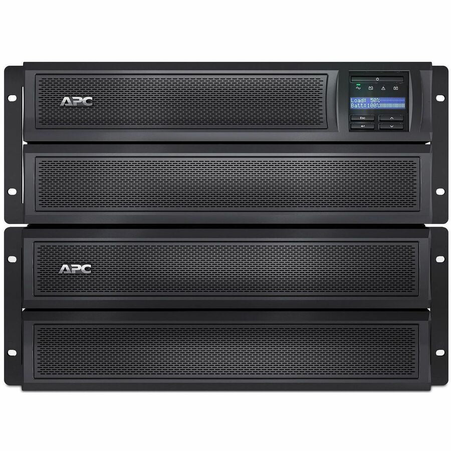 Alternate-Image3 Image for APC Smart-UPS X, Line Interactive, 3kVA, Rack/tower convertible 4U, 100V-127V, 6x 5-15R+3x 5-20R+1x L5-30R NEMA, NMC, Extended runtime, Short depth
