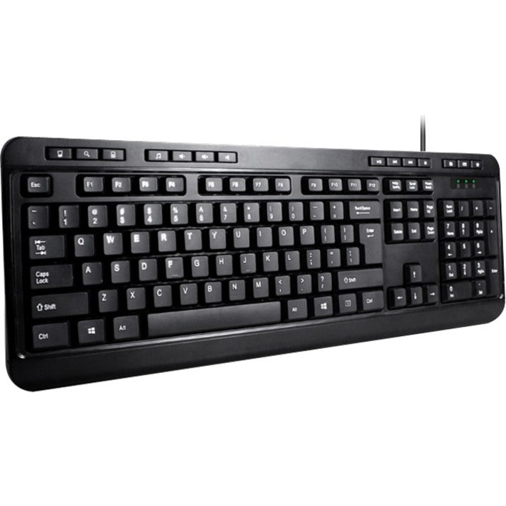 Right Image for Adesso Spill-Resistant Multimedia Desktop Keyboard (USB)
