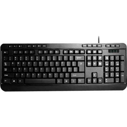 Front Image for Adesso Spill-Resistant Multimedia Desktop Keyboard (USB)