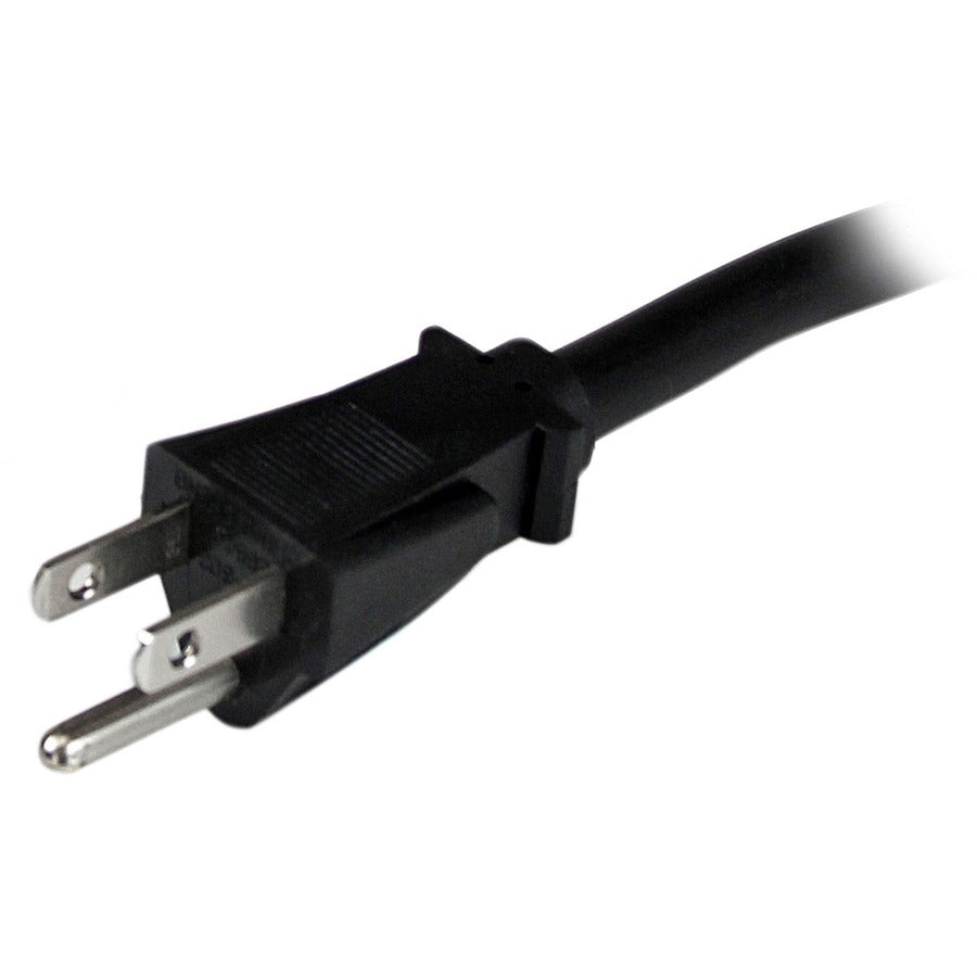 Alternate-Image1 Image for StarTech.com 8ft (2.4m) Heavy Duty Power Cord, NEMA5-15P to C15, 15A 125V, 14AWG, Replacement AC Computer PC Power Supply Cable