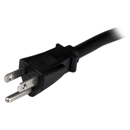 Alternate-Image1 Image for StarTech.com 8ft (2.4m) Heavy Duty Power Cord, NEMA5-15P to C15, 15A 125V, 14AWG, Replacement AC Computer PC Power Supply Cable