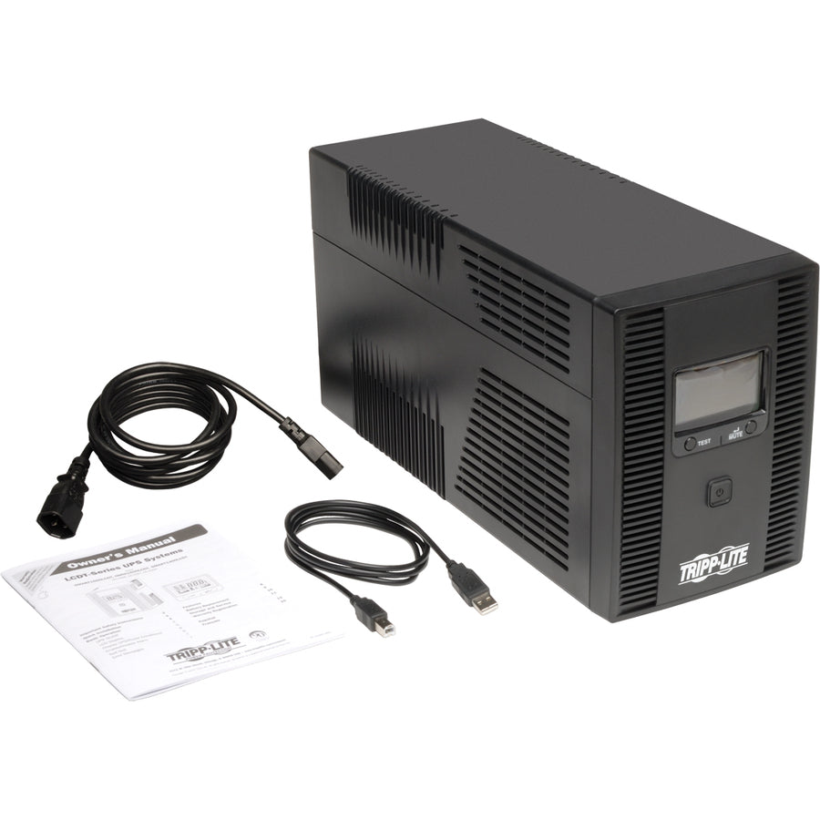 Alternate-Image2 Image for Eaton Tripp Lite Series SmartPro 230V 1.5kVA 900W Line-Interactive UPS, Tower, LCD, USB, 8 Outlets