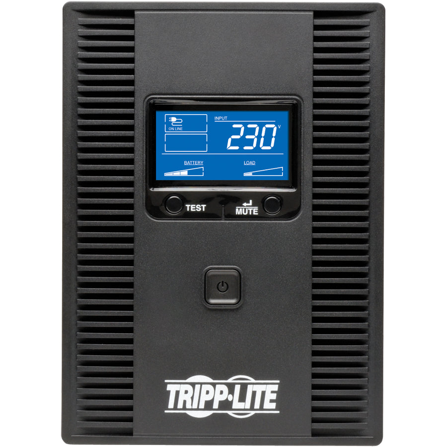Front Image for Eaton Tripp Lite Series SmartPro 230V 1.5kVA 900W Line-Interactive UPS, Tower, LCD, USB, 8 Outlets