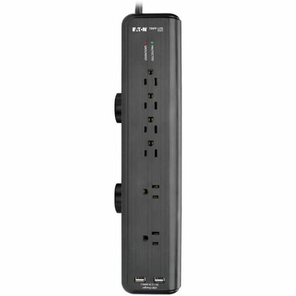 Alternate-Image8 Image for Eaton Tripp Lite Series Protect It! 6-Outlet Clamp-Mount Surge Protector, 6 ft. (1.83 m) Cord, 2100 Joules, 2 x USB Charging ports (2.1A total)