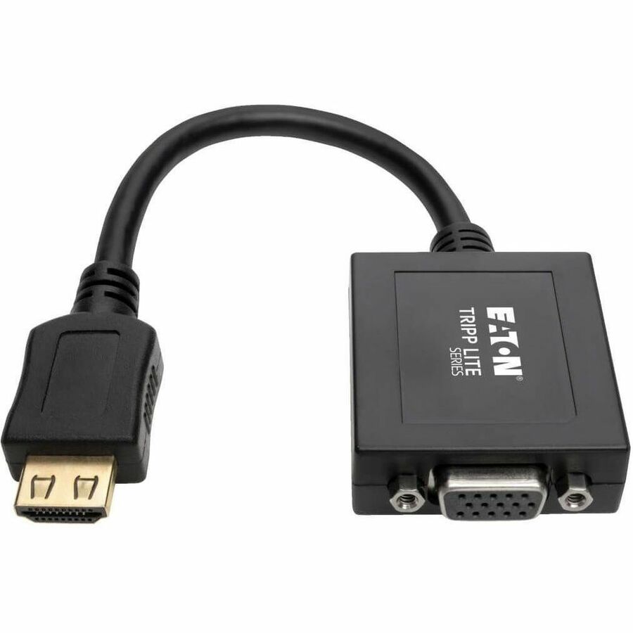 Alternate-Image2 Image for Tripp Lite by Eaton HDMI to VGA with Audio Converter Cable Adapter for Ultrabook/Laptop/Desktop PC (M/F) 6-in. (15.24 cm)