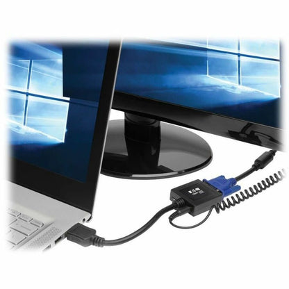 Alternate-Image1 Image for Tripp Lite by Eaton HDMI to VGA with Audio Converter Cable Adapter for Ultrabook/Laptop/Desktop PC (M/F) 6-in. (15.24 cm)