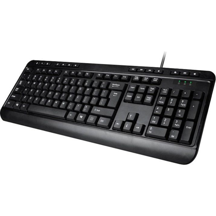 Left Image for Adesso AKB-132 Multimedia Desktop Keyboard