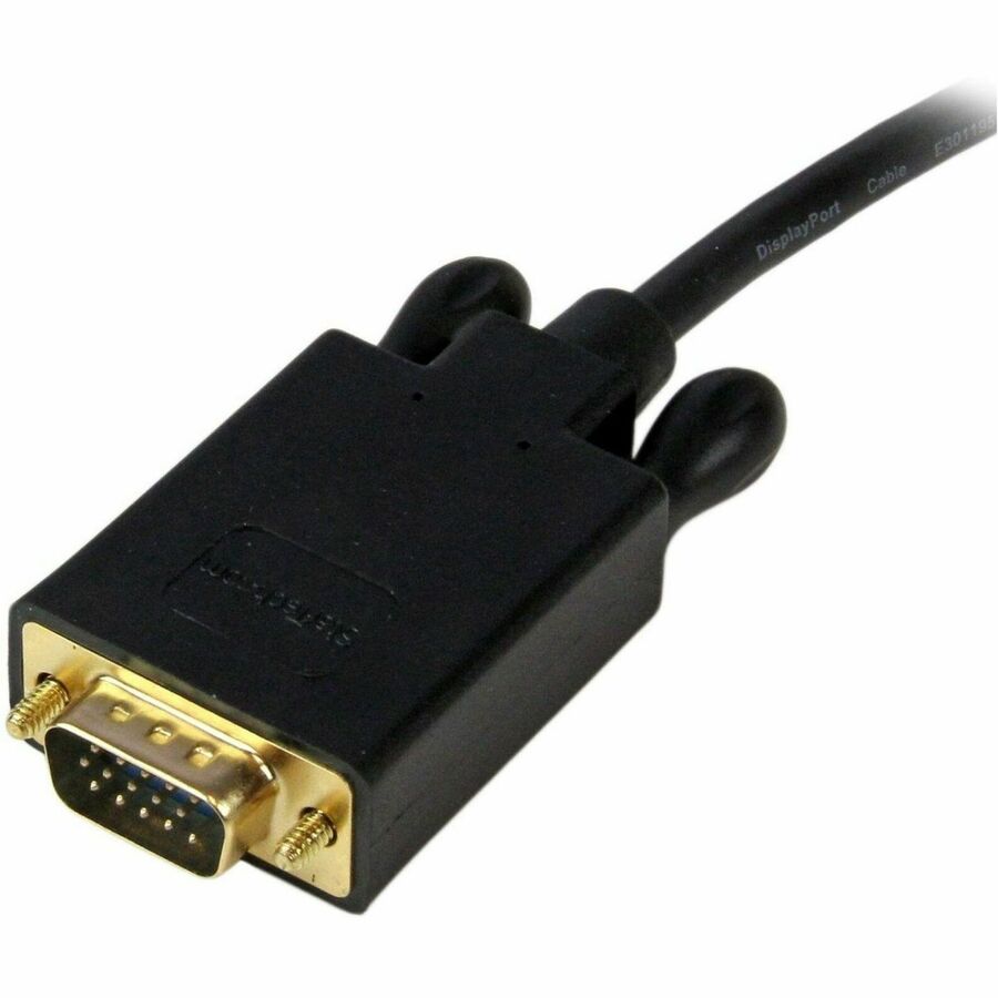 Alternate-Image2 Image for StarTech.com 6ft (1.8m) DisplayPort to VGA Cable, Active DisplayPort to VGA Adapter Cable, 1080p Video, DP to VGA Monitor Converter Cable
