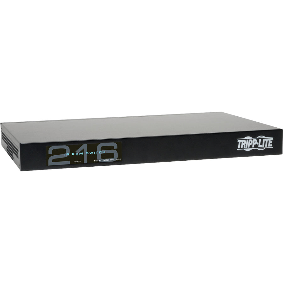 Right Image for Tripp Lite by Eaton NetCommander 16-Port Cat5 KVM over IP Switch - 2 Remote + 1 Local User 1U Rack-Mount